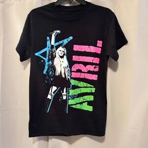 Avril Lavigne Greatest Hits Tour Womens Shirt Top Double Side Graphic Band 19423